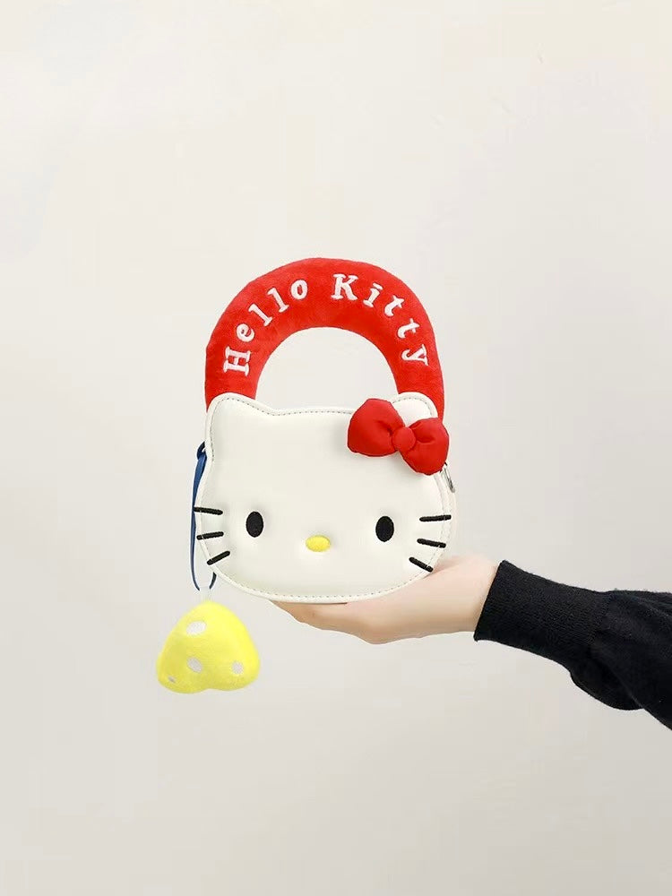 Sevimli Hello Kitty Charm Beyaz Çanta