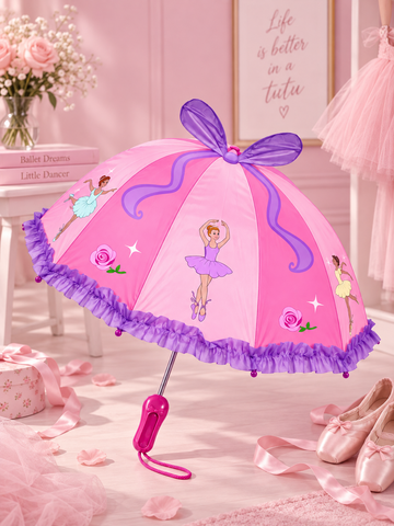 Balerin Temalı Kidorable Şemsiye