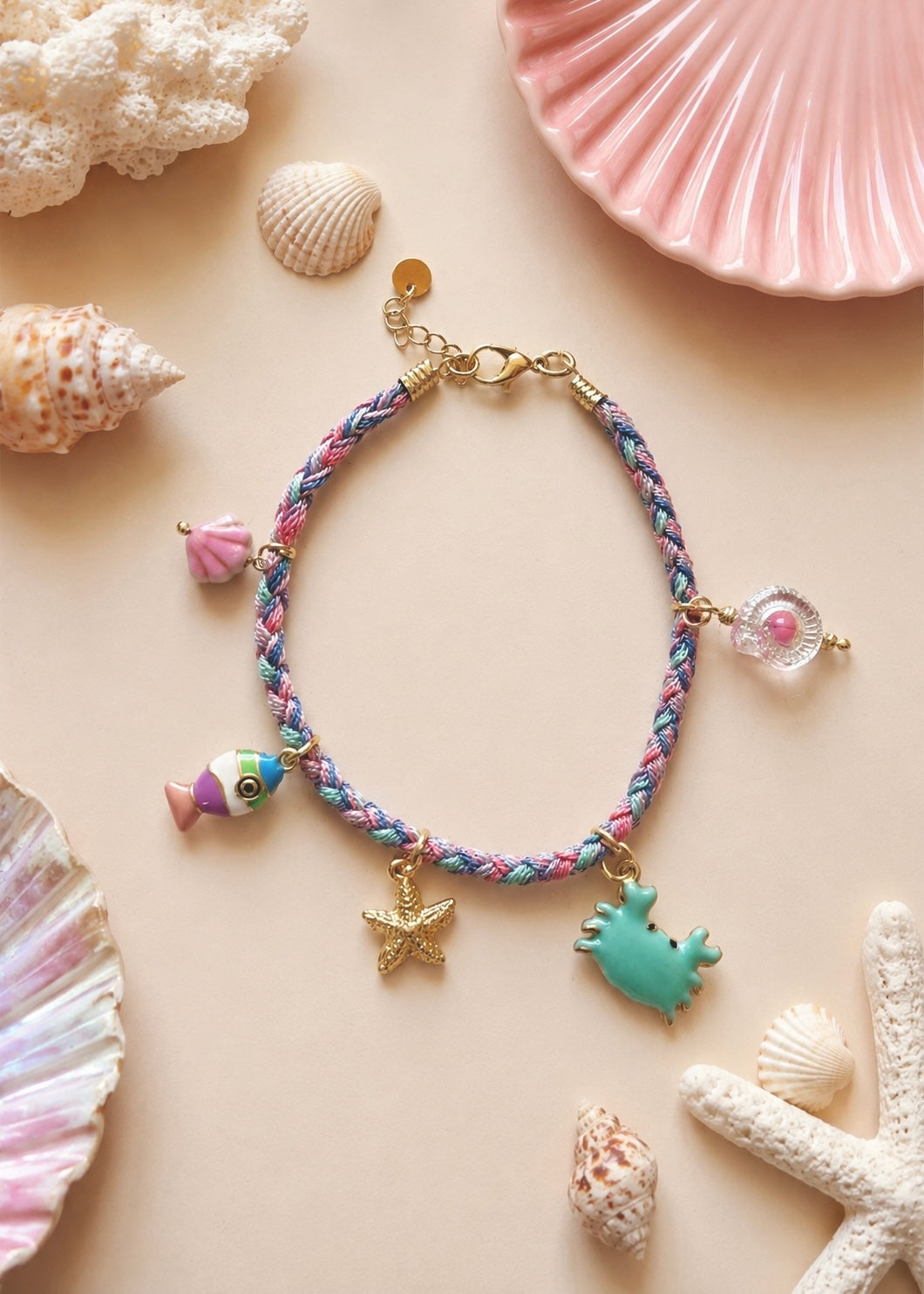 Deniz Temalı Charm Halhal 6-12 Yaş