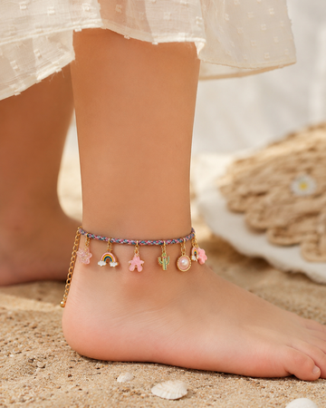 Yaz Temalı Charm Halhal 6-12 Yaş