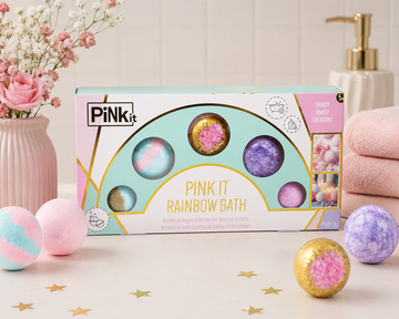 Girabrilla Pink It Rainbow Banyo Bombası Seti