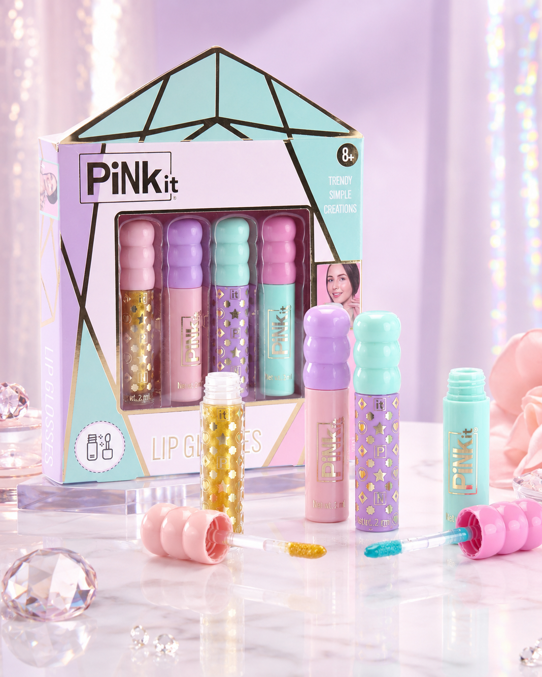 Girabrilla Pink It Lip Gloss Seti