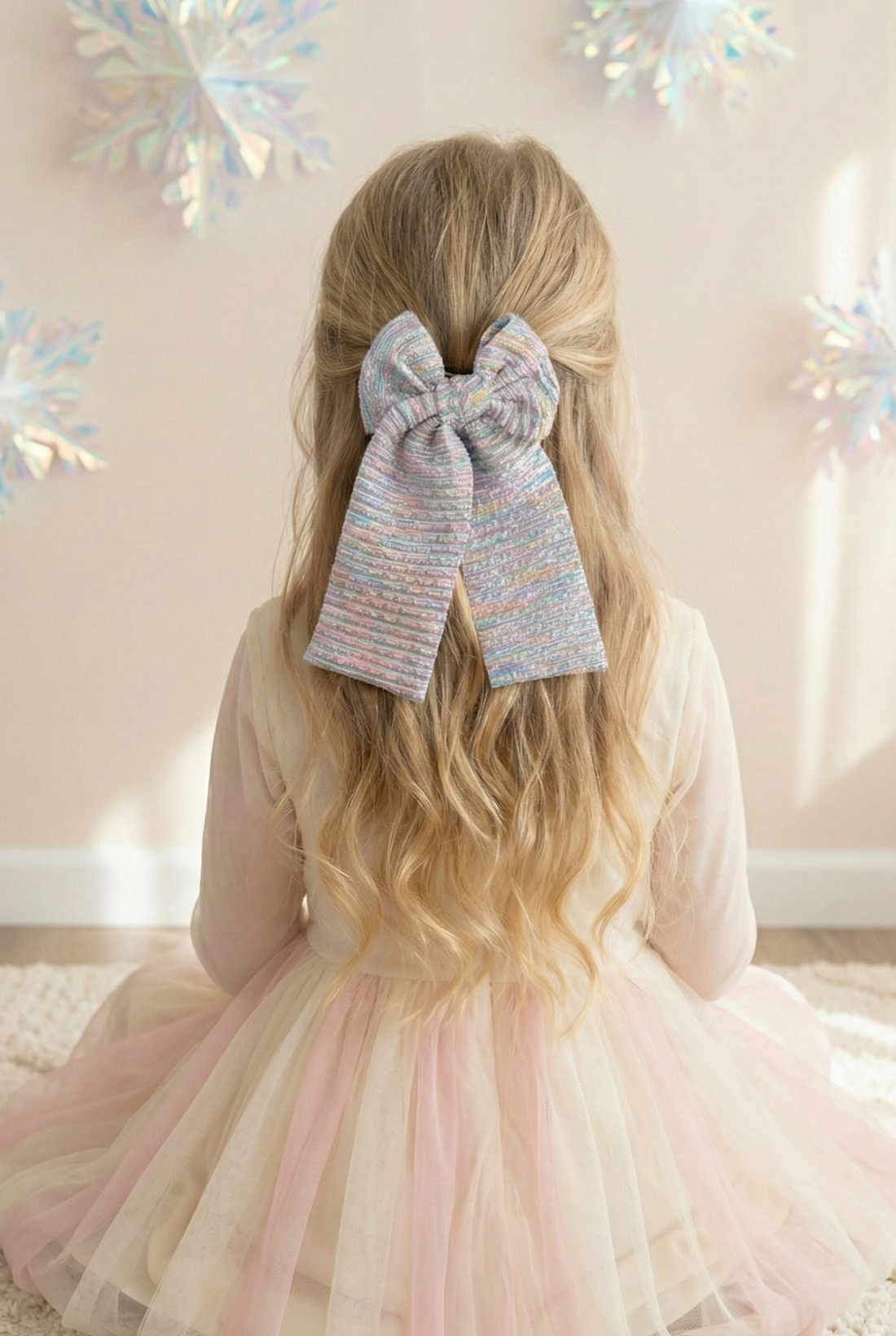 Hologram Sim Dokulu Uzun Kuyruklu Balerin Fiyonk – Otomatik Klips