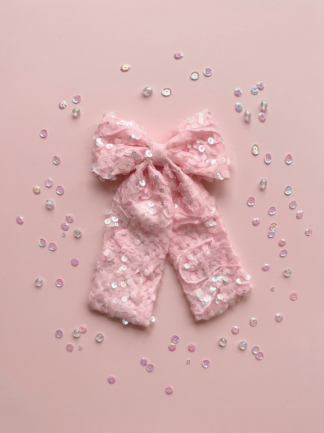 Soft Pembe Üç Boyutlu Dantel Balerin Fiyonk Pens Klips Toka
