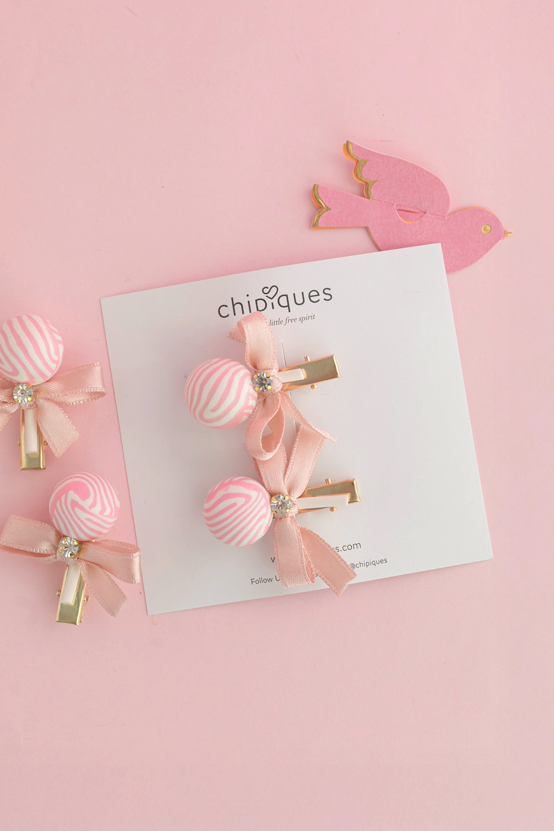 Pink Beaded Filled Bonbon Candy