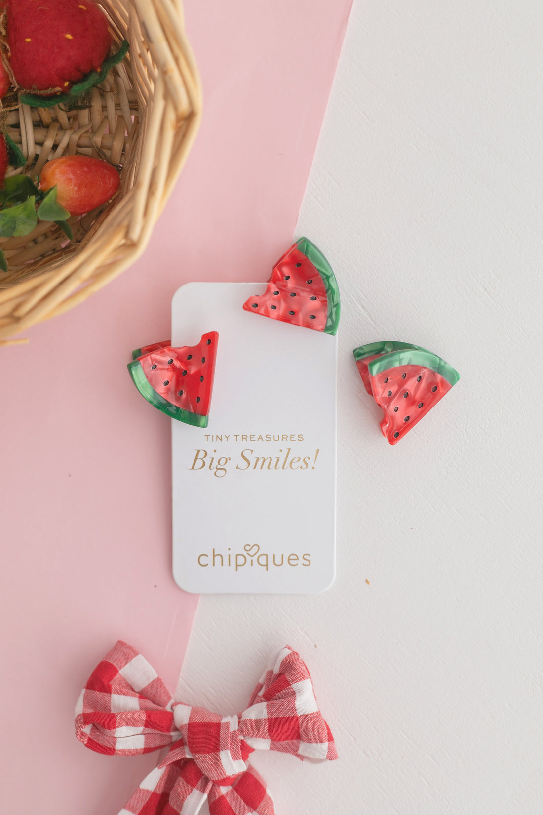 Crochet Red Maxi Scrunchie Buckle