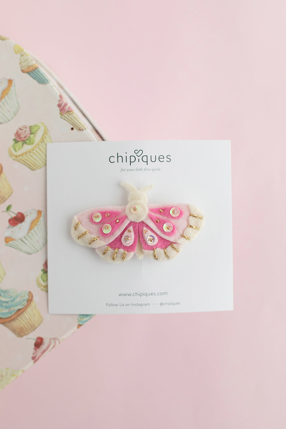 Pink Beaded Filled Bonbon Candy