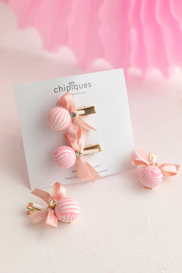Pink Beaded Filled Bonbon Candy