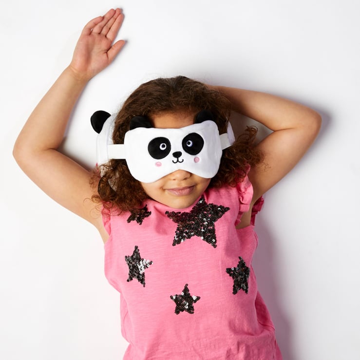 Relaxeazzz Seyahat Yastığı ve Göz Maskesi-Panda
